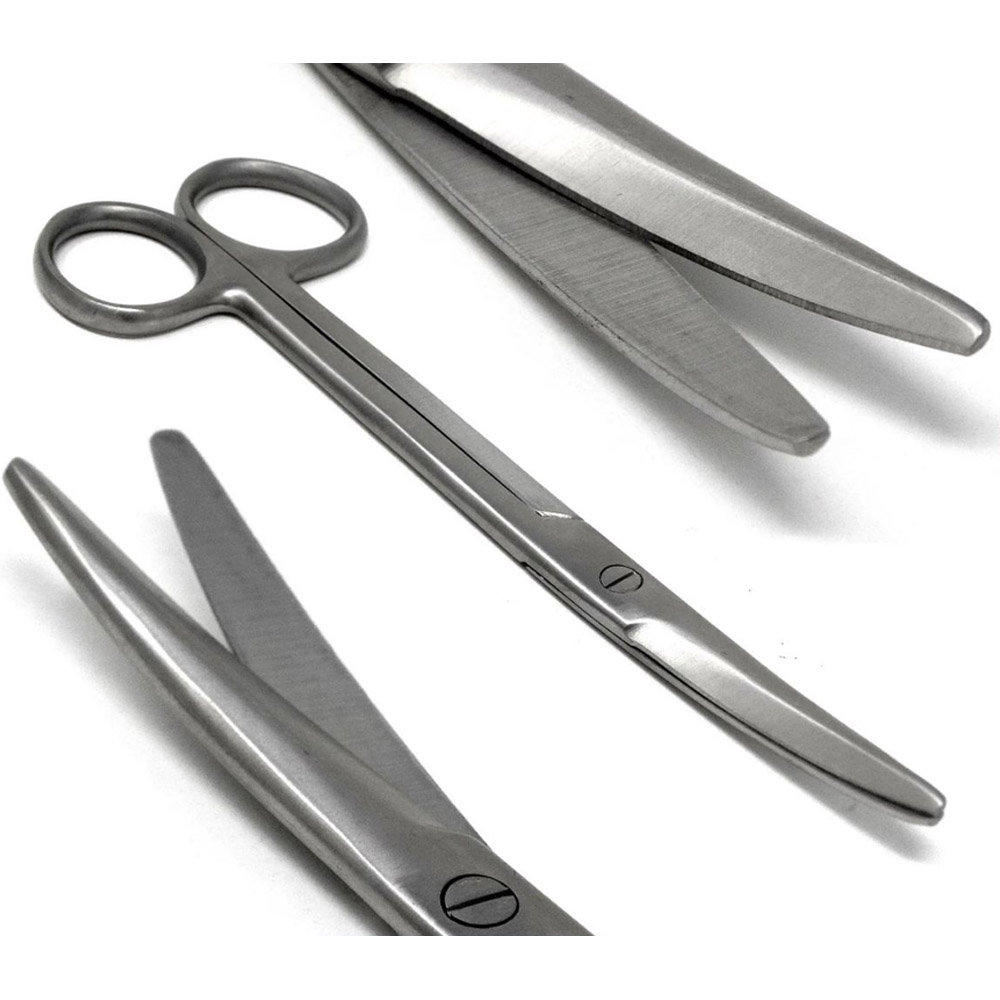 Mayo Scissors Curved 6.75″ – Polish & Satin Finish