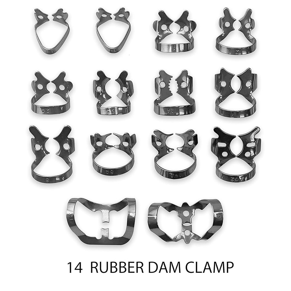 Rubber Dam Forceps Set