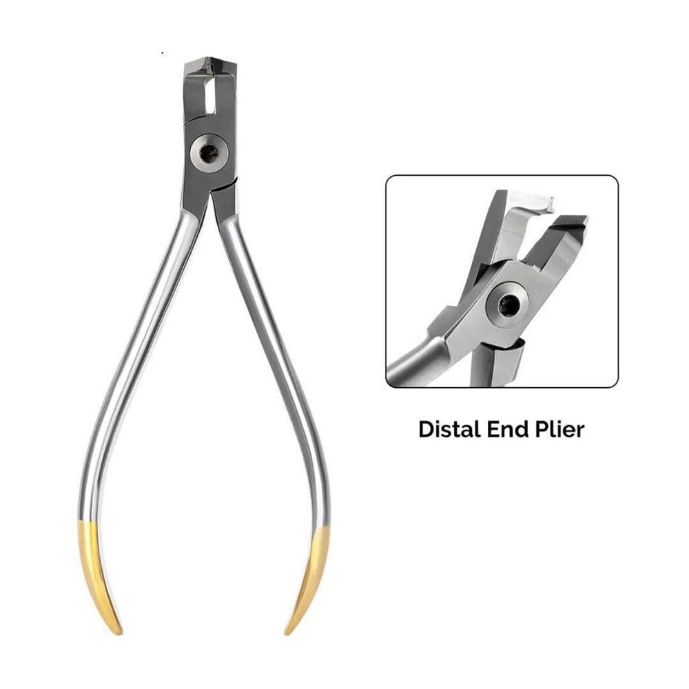 T.C. Distal End Plier with Gold Handle