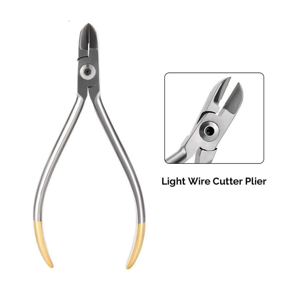 T.C. Light Wire Cutter Plier with Gold Handle