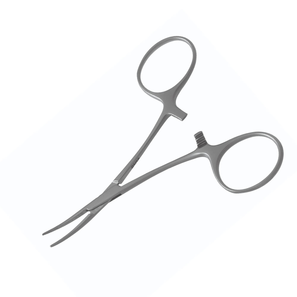 Mosquito Hartman Forceps 4″ Curved