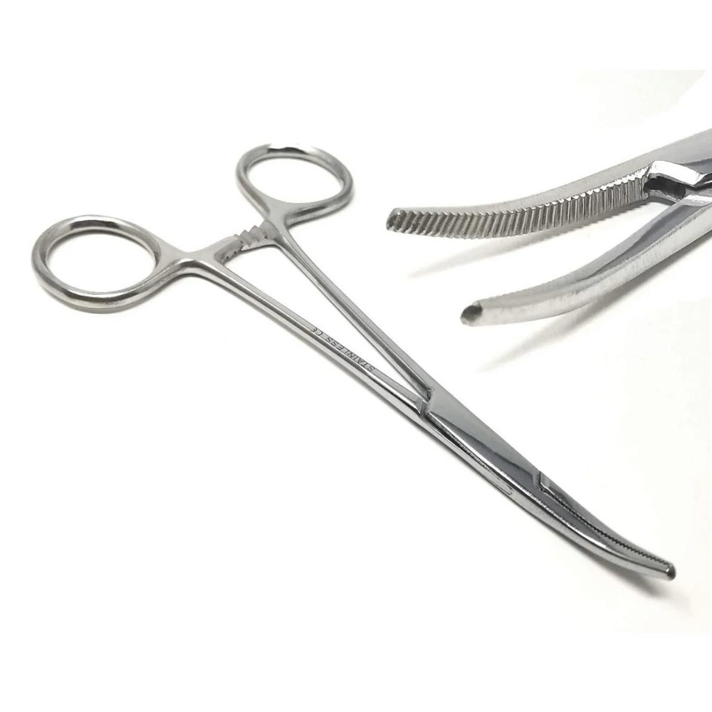 Mosquito Forceps Curved 5″ Satin